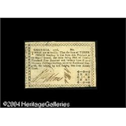 Georgia 1776 Sterling Denominations 3d Choice Extremely Georgia 1776 Sterling Denominations 3d Choic