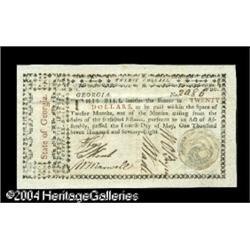 Georgia May 4, 1778 $20 Choice About New. There is a si Georgia May 4, 1778 $20 Choice About New.