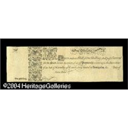 Louisiana January 1, 1720 10 Livres Tournois Very Fine. Maryland 1733 1s Choice About New.