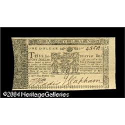 Maryland April 10, 1774 $1 Choice About New. There Maryland April 10, 1774 $1 Choice About New.