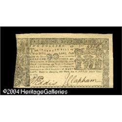Maryland April 10, 1774 $2 Choice About New. Held f Maryland April 10, 1774 $2 Choice About New.