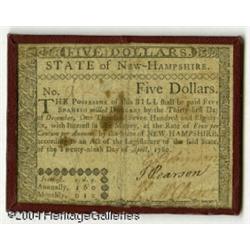 New Hampshire April 29, 1780 $7 Very Fine. This uncance New Hampshire April 29, 1780 $5 Very Fine.