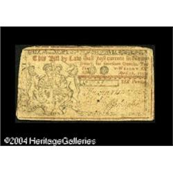 New Jersey April 12, 1757 L6 Choice Fine. The corners a New Jersey April 12, 1757 L6 Choice Fine.