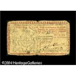 New Jersey April 10, 1759 L6 Fine. Very solid for t New Jersey April 10, 1759 L6 Fine.