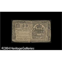 New York April 15, 1758 L10 Very Fine. The center f New York April 15, 1758 L10 Very Fine.