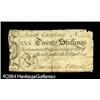 Image 1 : North Carolina April 4, 1748 20s Very Fine. Previously North Carolina April 4, 1748 20s Very Fine.