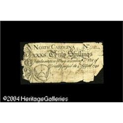 North Carolina April 4, 1748 30s Fine. Fine is a net gr North Carolina April 4, 1748 30s Fine.