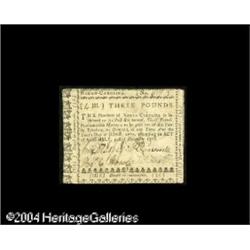 North Carolina December 1768 L3 Choice Extremely Fine. North Carolina December 1768 L3 Choice Extrem