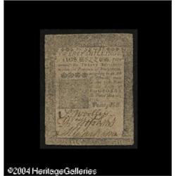 Pennsylvania May 20, 1758 20s Choice Very Fine. Utt Pennsylvania May 20, 1758 20s Choice Very Fine.