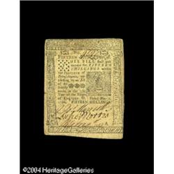 Pennsylvania May 1, 1760 15s Extremely Fine. Utterl Pennsylvania May 1, 1760 15s Extremely Fine.