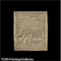 Pennsylvania June 15, 1767 L6 Extremely Fine. A perfect Pennsylvania June 15, 1767 L6 Extremely Fine