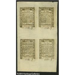 Rhode Island May 1786 Double Sheet of Eight Superb Gem Rhode Island May 1786 Double Sheet of Eight S