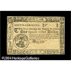 South Carolina December 23, 1776 $1 Very Choice New. A South Carolina December 23, 1776 $1 Very Choi