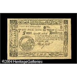 South Carolina December 23, 1776 $4 Superb Gem New. South Carolina December 23, 1776 $4 Superb Gem N