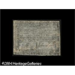 Virginia July 14, 1780 $13 1/3 Extremely Fine, Damage Virginia July 14, 1780 $13 1/3 Extremely Fine,