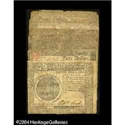 Eight Continentals. Eight nice circulated Continentals Eight Continentals.