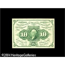 Fr. 1243 10c First Issue Superb Gem New. A spectacular Fr. 1243 10c First Issue Superb Gem New.