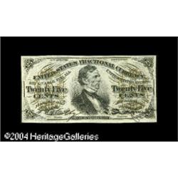 Fr. 1297 25c Third Issue Gem New. The most unusual grad Fr. 1297 25c Third Issue Gem New.