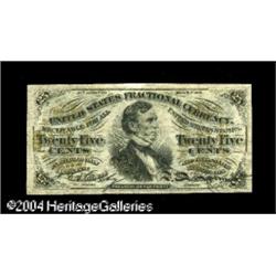 Fr. 1298 25c Third Issue Superb Gem New. The $860 plus Fr. 1298 25c Third Issue Superb Gem New.