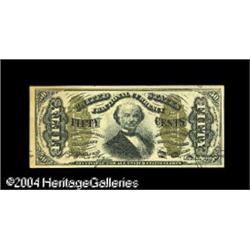 Fr. 1339 50c Third Issue Spinner Gem New. A gorgeous Ty Fr. 1339 50c Third Issue Spinner Gem New.