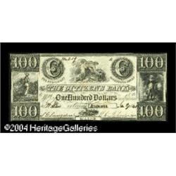 Augusta, ME- The Citizens Bank $100 Jan. 27, 1841 G Augusta, ME- The Citizens Bank