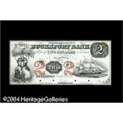 Bucksport, ME- Bucksport Bank $2 Oct. 10, 1854 G6a Bucksport, ME- Bucksport Bank