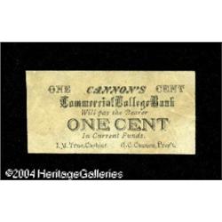 Lawrence, MA- Cannon's Commercial College 1¢ Schingoeth Lawrence, MA- Cannon's Commercial College