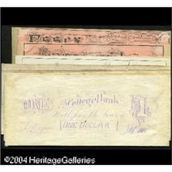 College Currency Specimen Lot & MiscellanyFive designs Cannon's College Currency Specimen Lot & Misc