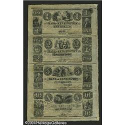 Kensington, MI- Bank of Kensington 18__ $1-$2-$5-$10 G2 Kensington, MI- Bank of Kensington