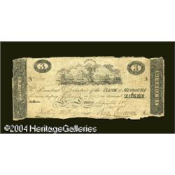 St. Louis, MO- Bank of Missouri $3 April 22, 1817 G St. Louis, MO- Bank of Missouri