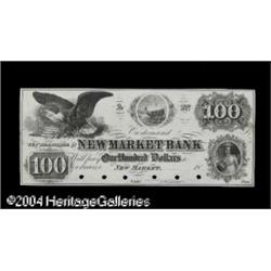 New Market, NH- New Market Bank $100 G16 ProofAn excess New Market, NH- New Market Bank
