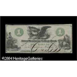 New York College Currency. RCazenovia, NY- Commerci New York College Currency.