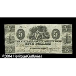 Kirtland, OH- The Kirtland Safety Society Bank $5 M Kirtland, OH- The Kirtland Safety Society Bank