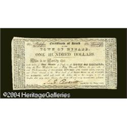 Menard, TX - Town of Menard $100 UNLA rare stock certif Menard, TX - Town of Menard