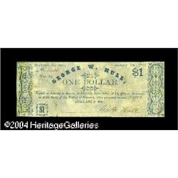 McDowell, VA- George W. Hull $1 Jan. 1, 1862 Jones PM05 McDowell, VA- George W. Hull