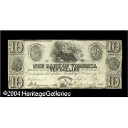 Richmond, VA- Bank of Virginia $10 Aug. 2, 1841 C448 Jo Richmond, VA- Bank of Virginia