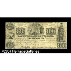 Richmond, VA- Farmers Bank of Virginia $100 Oct. 4, 183 Richmond, VA- Farmers Bank of Virginia