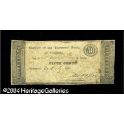 Richmond, VA- M.Fry 50¢ July 21, 1837 Jones UNLAn exces Richmond, VA- M.Fry