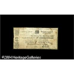 Woodstock, VA- County of Shenandoah 40¢ May 11, 1863 Jo Woodstock, VA- County of Shenandoah