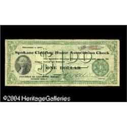 Spokane, WA- Spokane Clearing House Association $1 Spokane, WA- Spokane Clearing House Association