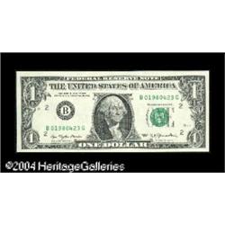 Fr. 1909-B $1 1977 Federal Reserve Note. Gem Crisp Unci Fr. 1909-B $1 1977 Federal Reserve Note. Gem