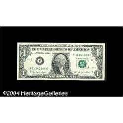 Fr. 1909-F, 1909-J $1 1977 Federal Reserve Notes. Abo Fr. 1909-F, 1909-J $1 1977 Federal Reserve Not
