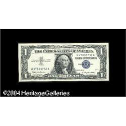 Fr. 1621 $1 1957B Silver Certificate. Gem Crisp Uncircu Fr. 1621 $1 1957B Silver Certificate. Gem Cr