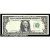 Image 1 : Fr. 1911-F $1 1981 Federal Reserve Note. Gem Crisp Un Fr. 1911-F $1 1981 Federal Reserve Note. Gem C