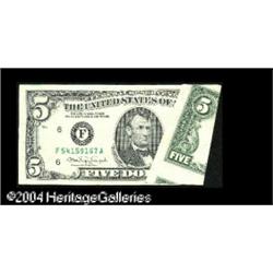 Fr. 1980-F $5 1988A Federal Reserve Note. Extremely F Fr. 1980-F $5 1988A Federal Reserve Note. Extr