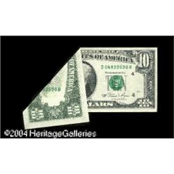 Fr. 2025-D $10 1981 Federal Reserve Note. About Uncircu Fr. 2025-D $10 1981 Federal Reserve Note. Ab