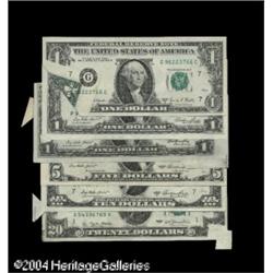 A Nice Group of Foldovers and Attached Tabs, Including$ A Nice Group of Foldovers and Attached Tabs,