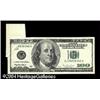 Image 1 : Fr. 2175-J $100 1996 Federal Reserve Note. Choice Cri Fr. 2175-J $100 1996 Federal Reserve Note. Cho