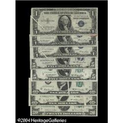 Gutters Galore.Fr. 1614 $1 1935E Silver Certificate. Fi Gutters Galore.