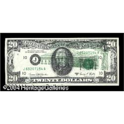 Fr. 2070-J $20 1969C Federal Reserve Note. Gem Crisp Fr. 2070-J $20 1969C Federal Reserve Note. Gem 